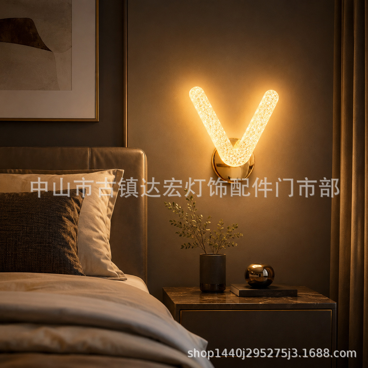 Iluminación de exportación led pasillo luz de entrada nueva escalera nórdica balcón dormitorio cabecera lámpara de pared lámpara en forma de V
