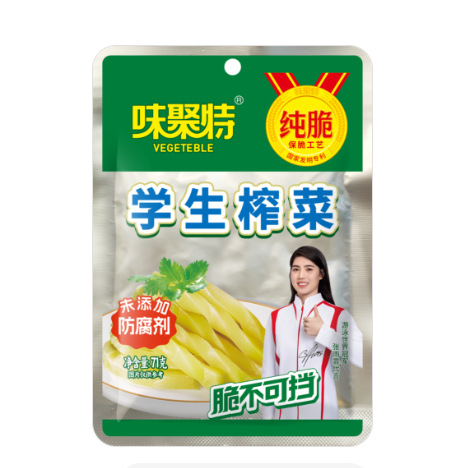 味聚特71g袋装学生爽口榨菜萝卜干海带丝四川酱腌下饭菜食品批发