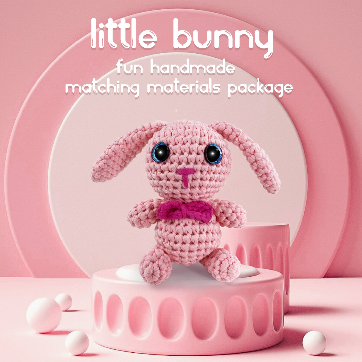 긴 귀 핑크 토끼