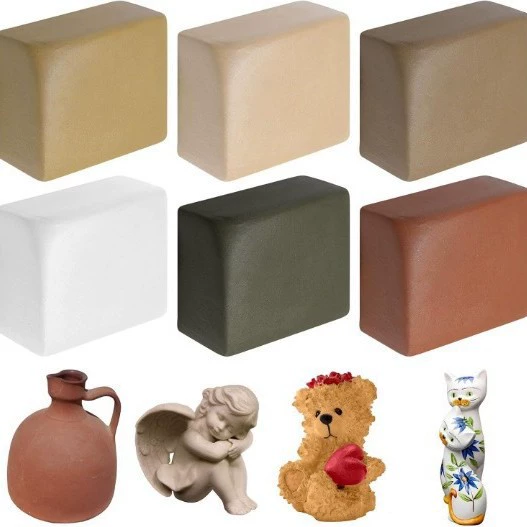 Clay, children's ceramics, 500g