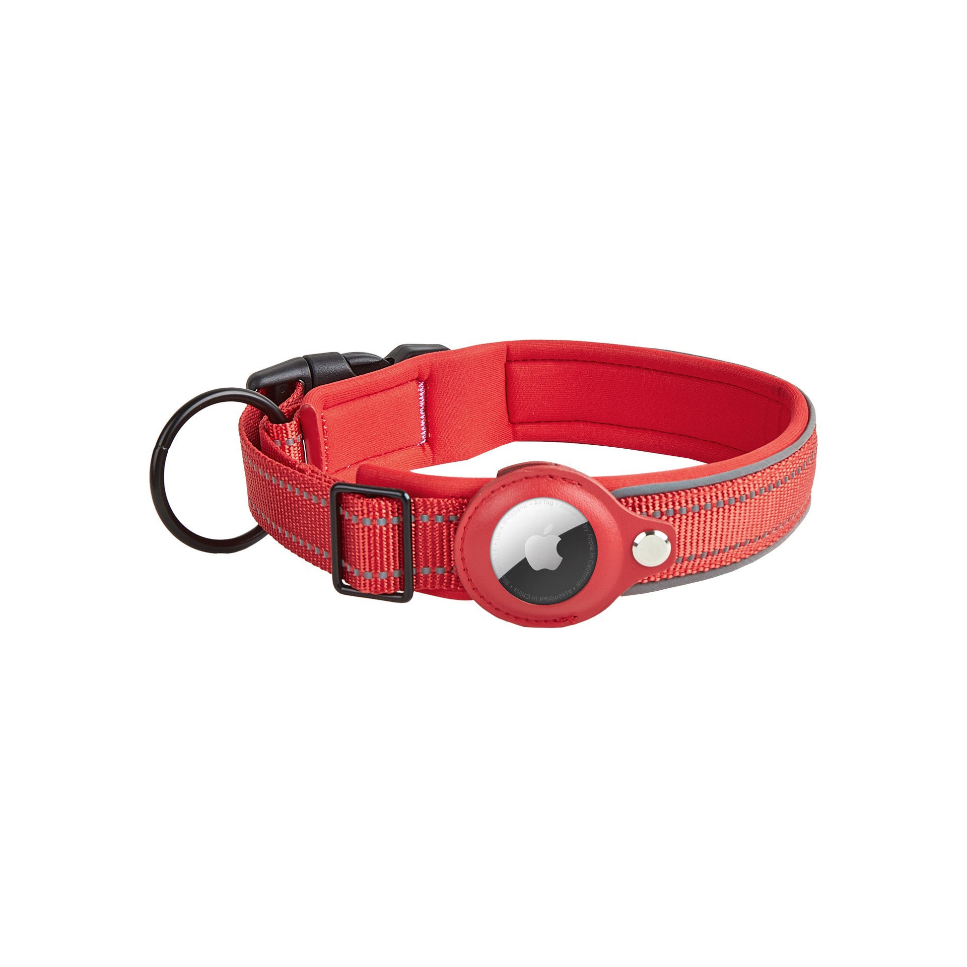 Collar de posicionamiento en stock para Apple Airtag Tracker Cover Collar de entrenamiento de perros Nylon Pet