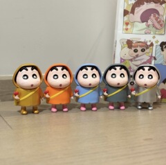 クレヨンしんちゃん Qビットハート レインコート フィギュアセット かわいい おしゃれ デスクトップ ホーム リビングルーム デスクトップ オーナメント