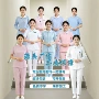 长袖牙科抗皱定制医师服
