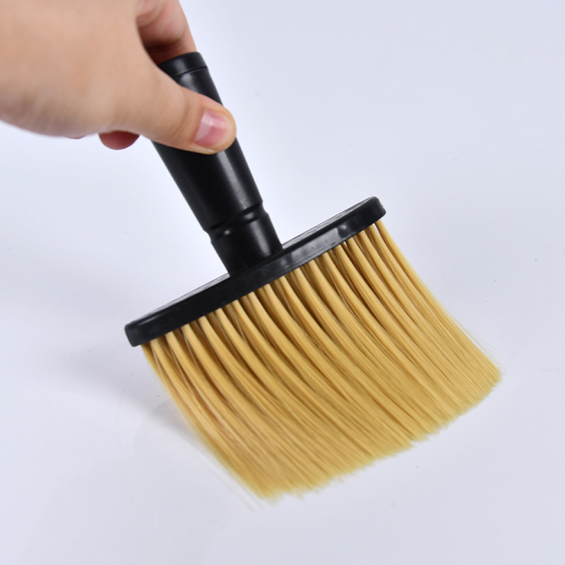 理髪店用ヘアブラシ、理髪店用ヘアブラシ、ヘアカットブラシ、ヘアサロン用ハンドル型ヘアブラシ、柔らかい毛ブラシ|undefined