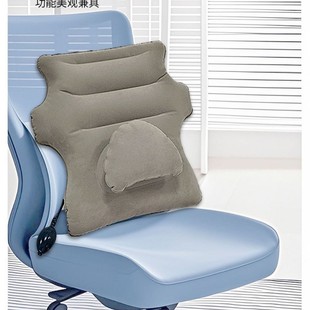 Travel Lumbar Pillow, Lumbar Support, Adjustable Inflatable Cushion, Long-Distance Car Office Chair, Sedentary Waist Support Artifact