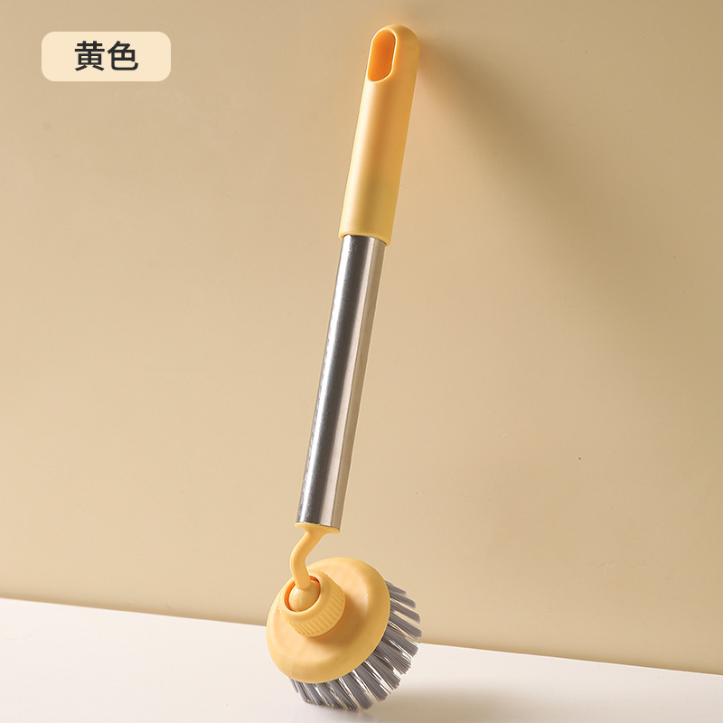 Cepillo de limpieza de mano multifuncional de mango largo especial para cocina de artefactos de cepillo de limpieza de olla grande para lavavajillas sin dañar la olla