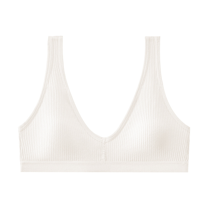 Transfronterizos belleza de espalda ropa interior damas de estilo deportivo ropa interior antichoque pecho pequeño se reúne sin anillo de acero anti-caída sostén para mujeres