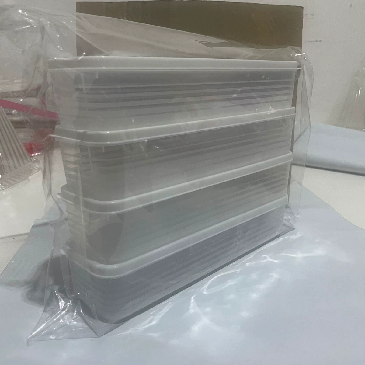 [跨境面条收纳盒厨房冰箱密封保鲜收纳盒带盖杂粮意面葱姜蒜等专用]