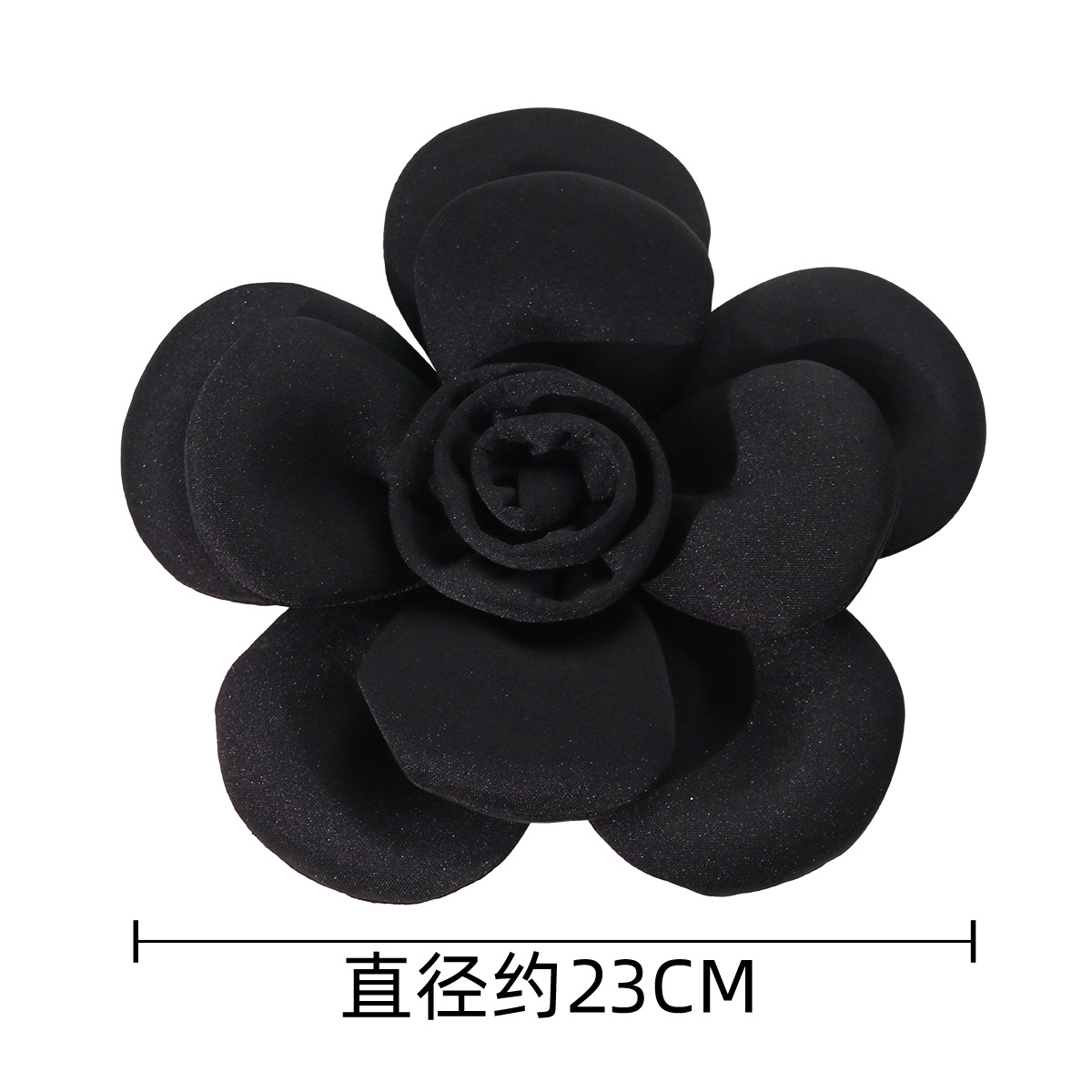 Große Kamelien-brosche Für Damen Elegante Ansteckblume Aus Stoff_voghion.com