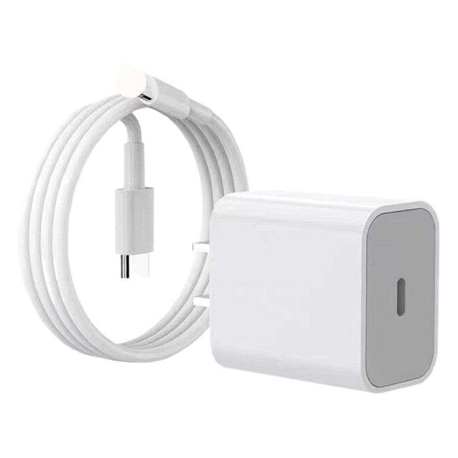 Aplicable a Apple Cargador original 3C certificado cable de datos del cabezal de carga pd20 w paquete de cabezal de carga rápida de Apple al por mayor