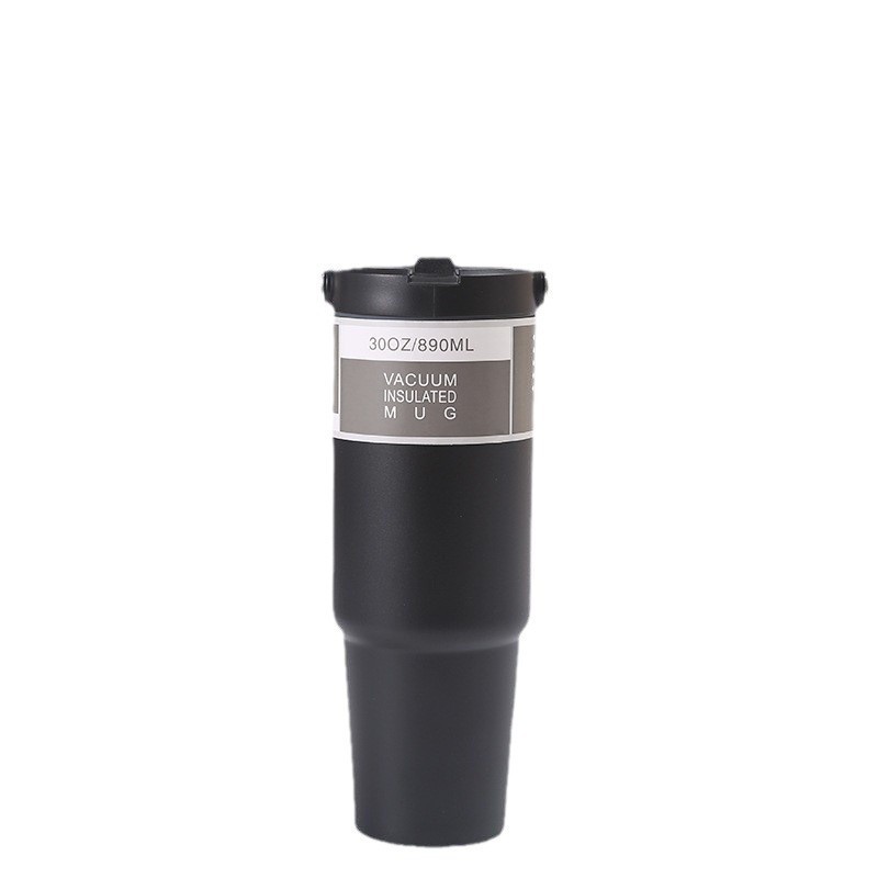 2026 nuevo portátil portátil 20oz 30oz taza de hielo de alta capacidad de doble capa de acero inoxidable vacío taza calibrada