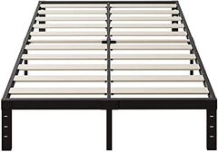 14インチカリフォールニアキングベッドフレーム高耐久木制