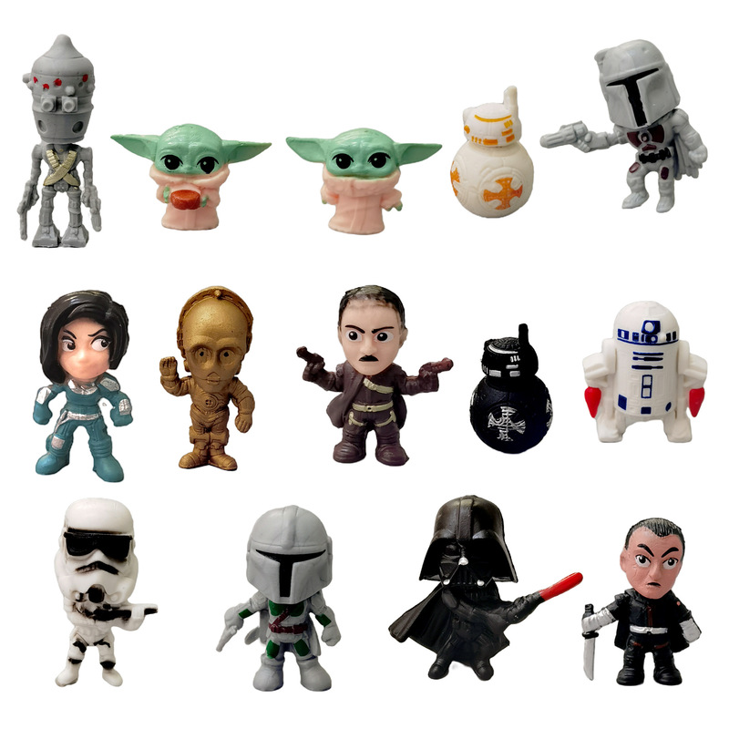 Cross-border new Star Wars hand office 3-4.5cmr Yoda doll bag 14 105g Cross-border new Star Wars hand office 3-4.5cmr Yoda doll bag 14 105g