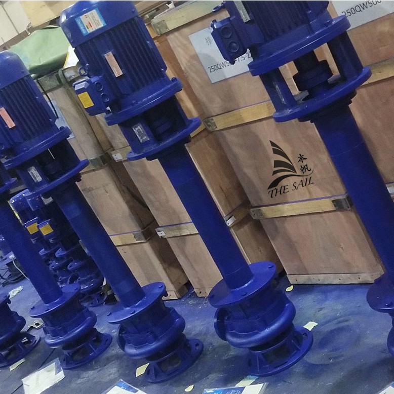 YW双管铸铁液下排污泵,液下长度2米 大口径小口径单双管液下泵