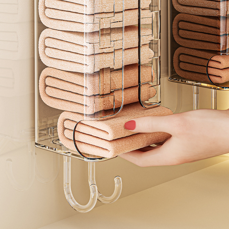 下着収納ケースタンス穴なし壁掛け靴下ストッキング収納ケース下着大容量ティッシュ収納バスケット|undefined