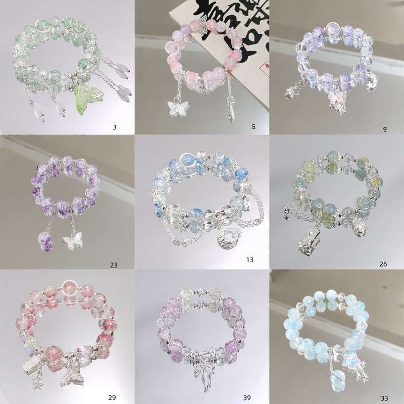 Value-For-Money Nine-Piece New Chinese Style Bracelet for Women, Niche High-End Design Butterfly Fresh Bracelet, Student Bestie Bracelet Value-For-Money Nine-Piece New Chinese Style Bracelet for Women, Niche High-End Design Butterfly Fresh Bracelet, Student Bestie Bracelet