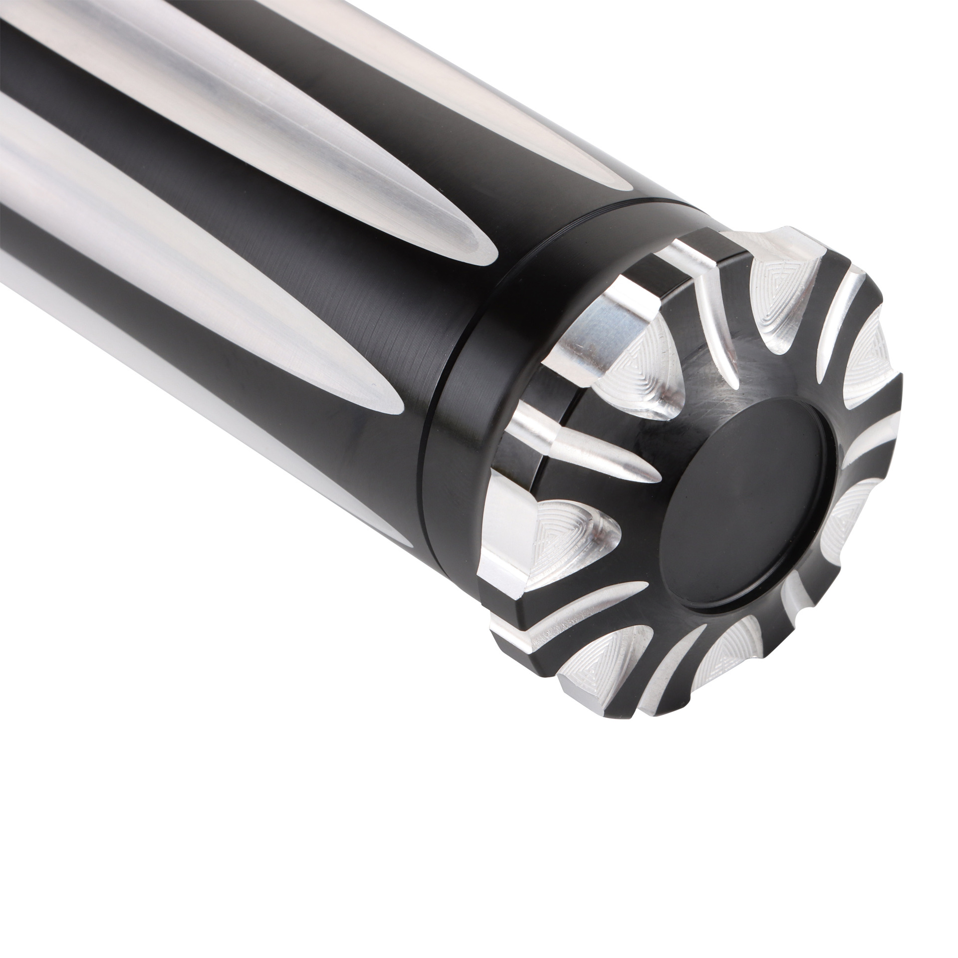 GOOFIT motorcycle handlebar handle cover motorcycle modification parts all aluminum alloy CNC handle cover accessories