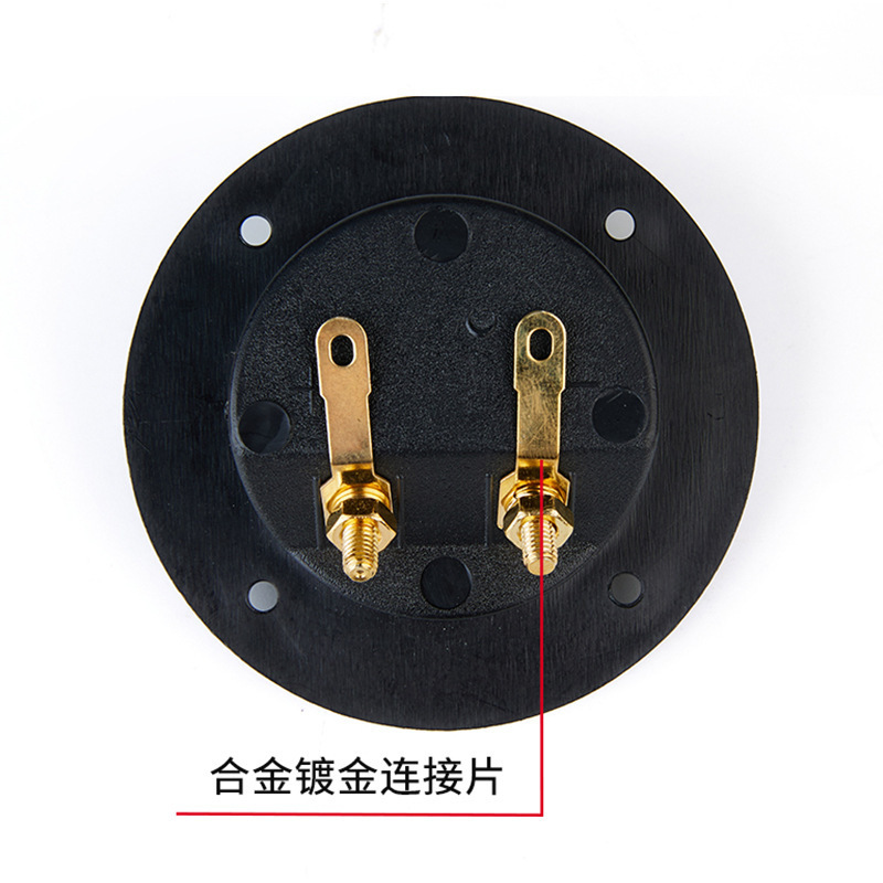スピーカー 4 桁ジャンクションボックス純銅ジャンクションポストバックプレート金メッキ厚みのある DIY バナナソケットオーディオ 4 桁正方形|undefined