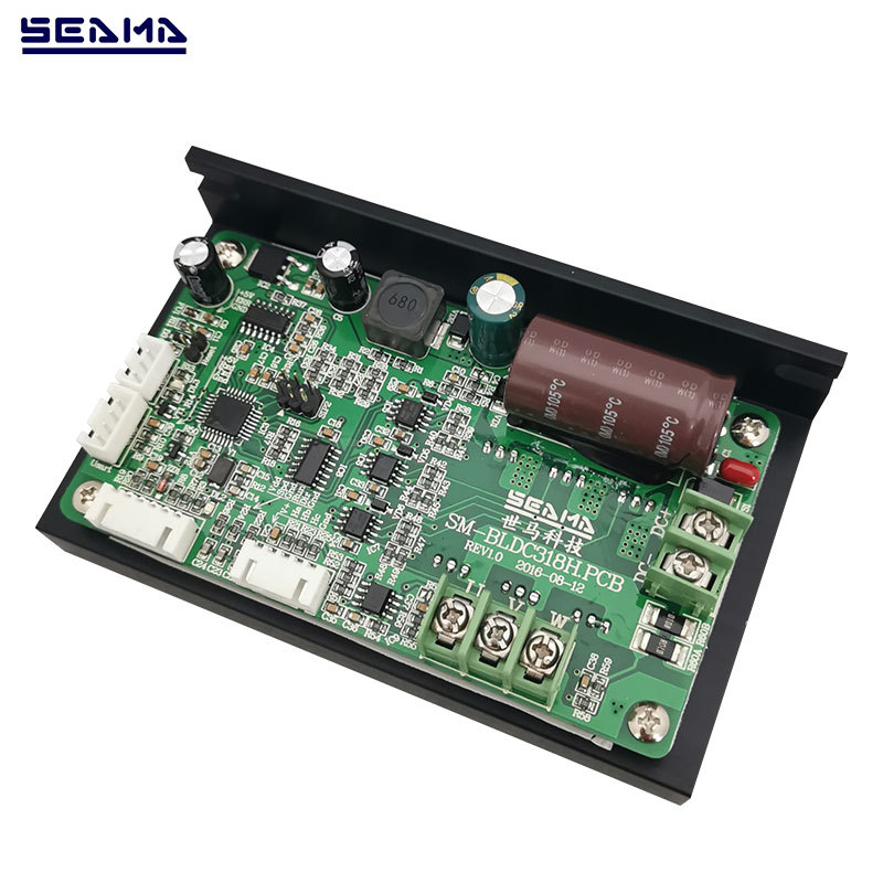 250W单路开源直流无刷驱动器 支持有感无感电机 提供源代码原理图