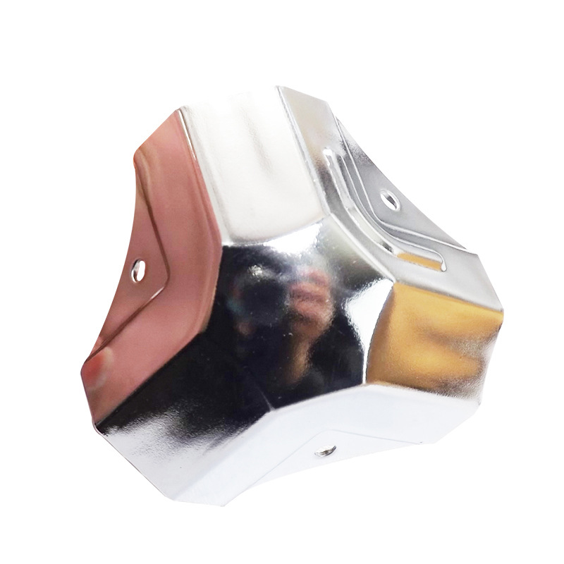 Hexagonal B tipo con convexo caja de madera esquina de borde de tres lados 90 grados esquina de ángulo recto código de ángulo accesorios de caja aérea