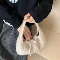 Shoulder bag, universal knitted purse