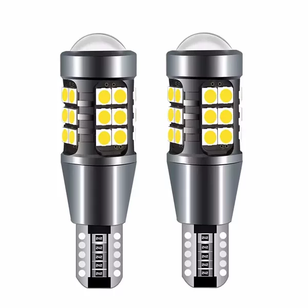 Cross border hot sale led car light reversing light T15-3030-27 light decoding led reversing light high position brake light