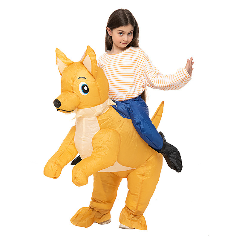 Montar a los niños perros