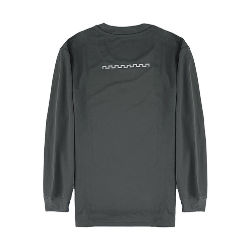 Autumn running gray green long-sleeved crew neck shirt top men's spring and summer quick-drying long-sleeved sportswear physical training T-shirt