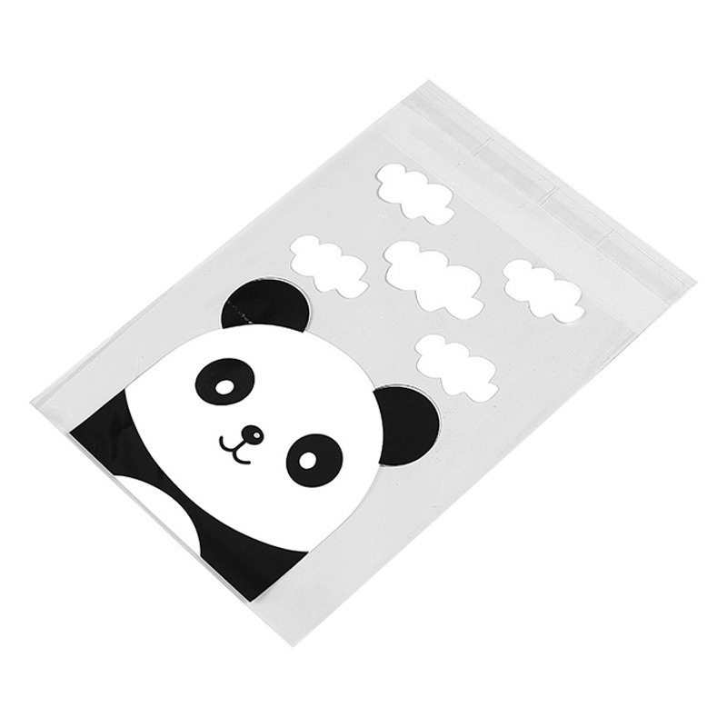 Cute Rolling Panda copo de nieve crujiente caramelo bizcocho de carne puede soportar transparente bolsa de embalaje de regalo BOLSA DE TELÉFONO MÓVIL 100