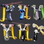 弹弓户外专用儿童竞技新款红外线激光树脂金属外贸不锈钢弹弓