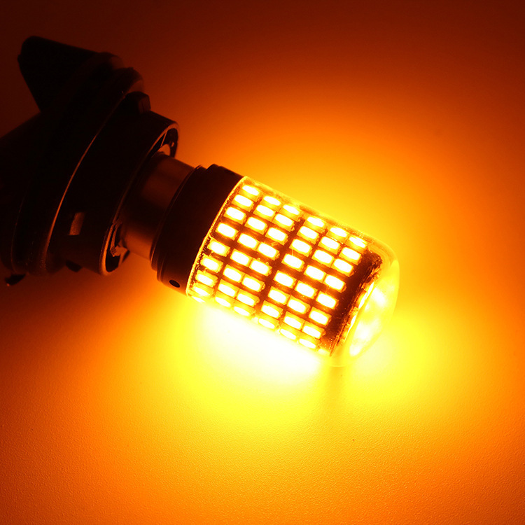 Comercio exterior Venta caliente coche LED señal de giro 7440 3014 144SDM resalte la luz marcha atrás decodificación corriente constante 1156