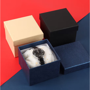 Square Men's Watch Gift Box Heaven and Earth Cover Bracelet Jewelry Packaging Box Mug Souvenir Outer Packaging Wholesale