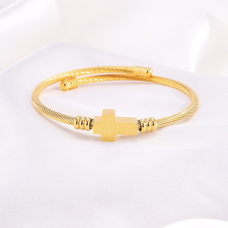 Golden Cross Sword Bracelet