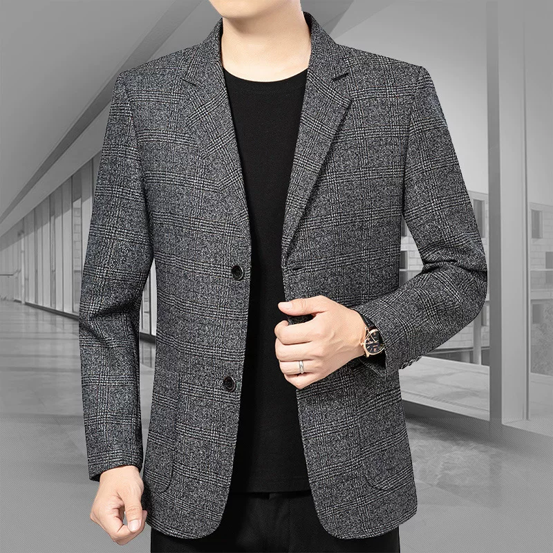 Autumn thin suit, Spring/Fall 2025 model, for middle age, oversize