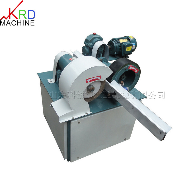 外圆钢管方管抛光机 多功能五金制品除锈机 液压式管材砂光机