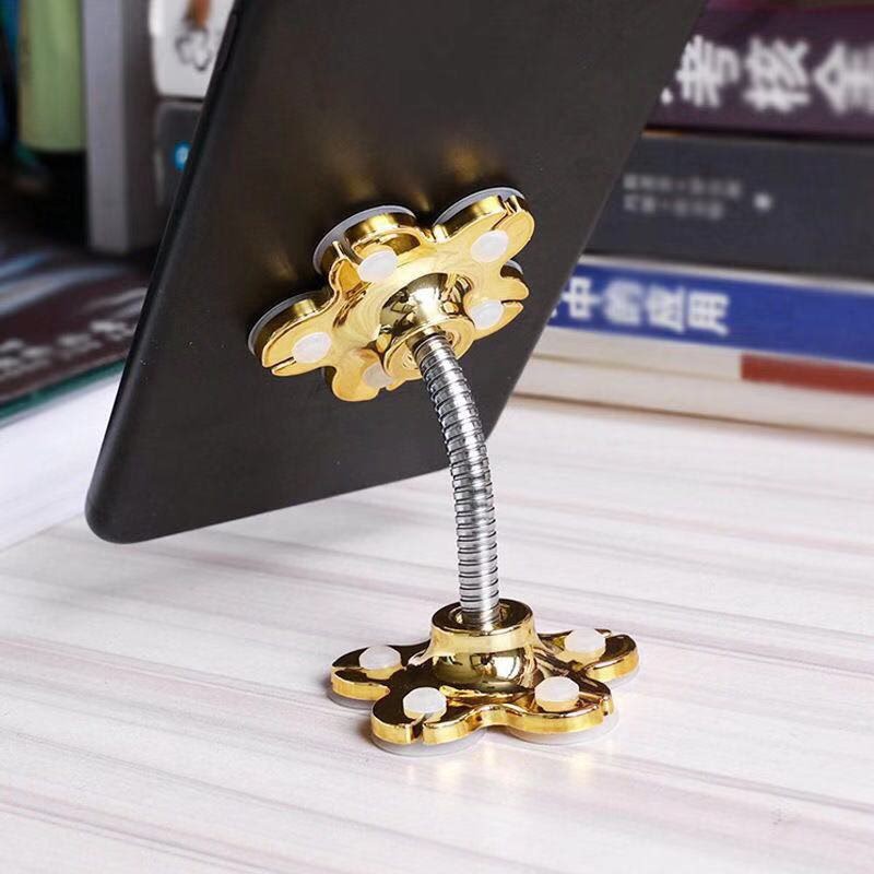 Soporte para teléfono móvil para automóvil, ventosa mágica, mano rápida, navegación portátil de girasol, soporte universal para teléfono móvil