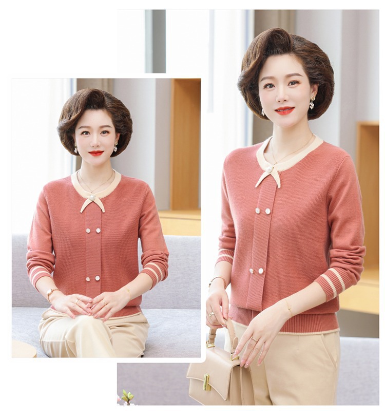 E5963 920K ÁO LEN NỮ TAIRYA ÁO LEN MÙA XUÂN THU ĐÔNG TRUNG NIÊN THỜI TRANG NỮ G03 SẢN PHẨM MỚI