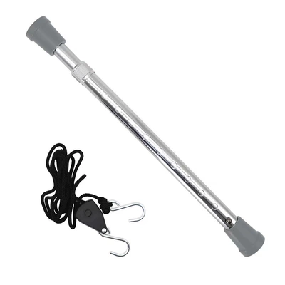 Car Sheet Metal Dent Repair Auxiliary Tool Hood Support Rod Car Front Cover Top Bar Stretching Support Tool (Mühərrik alətləri) - silver-support-rod