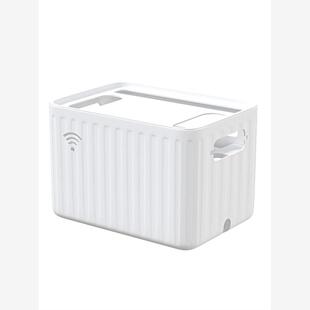 Router storage box set-top box optical cat storage rack network cable patch panel row socket wire arrangement storage
