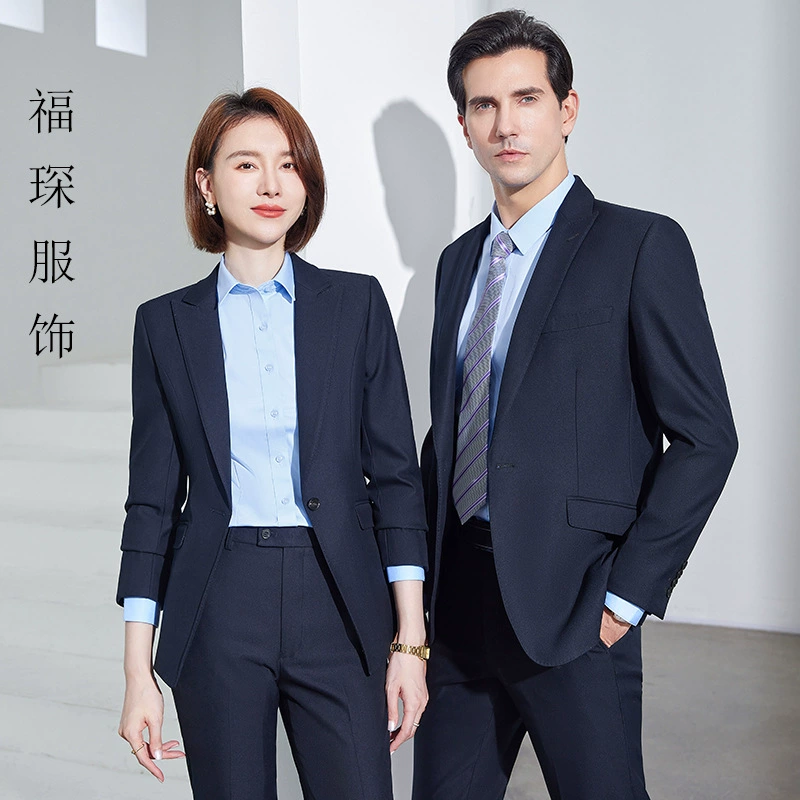 Осенне-зимний толстый мужской и женский профессиональный костюм, руководство отдела продаж, официальная одежда, профессиональный костюм, темперамент, Высококачественная горячая Лава
