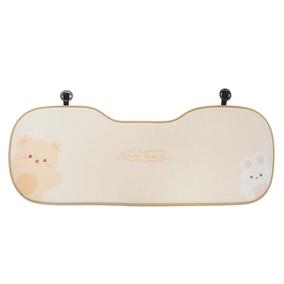 Seat cushion, seat cover | Breathable Seat Cover for the Car - honeycomb-waving-bear-and-rabbit-cushion-in-the-back-row