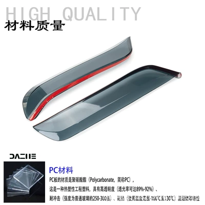 Suitable for 25 Models of Honda Nwg150 Leg Windscreen, Windproof Cover, Leg Protection Side Wind Shield, Non-Damaging Motorcycle Wind Deflector (Motorcycle front windshield) - smoky-gray