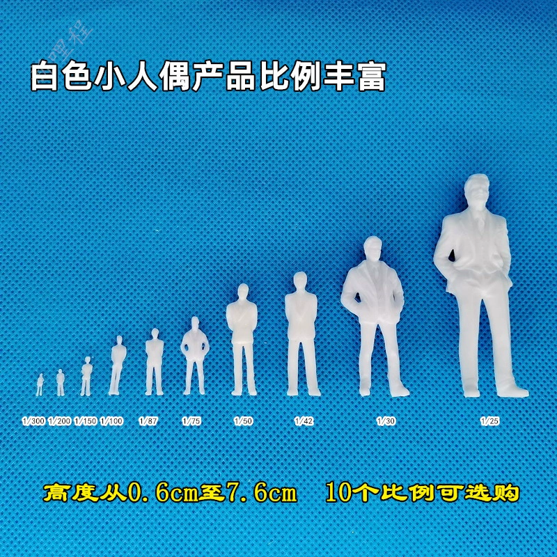 Белая модель куклы белый цвет кожи люди DIY песочный стол Модель люди ремесла мини люди изготовление