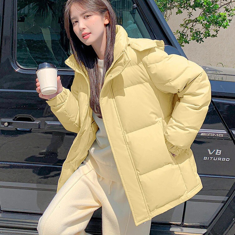 Liangshi Qiutong Style Short down Jacket 2025 Winter Thick Loose High-End Unisex Couple Coat Liangshi Qiutong Style Short down Jacket 2025 Winter Thick Loose High-End Unisex Couple Coat