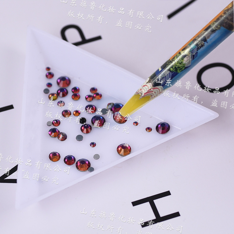 Pluma para decoración de uñas, aplicador de diamantes de imitación pequeños, bolígrafo adhesivo, crayón adhesivo, bolígrafo de diamantes de imitación adhesivo, herramienta de punteado fuerte, herramienta de succión de diamantes de imitación.