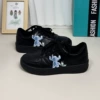 Leather Black Stitch Style 2 Blue