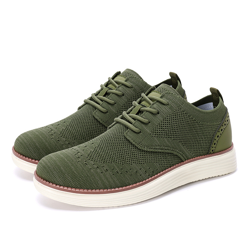 2025 nuevos zapatos casuales de hombre ligeros transfronterizos Amazonas tamaño 48 transpirables zapatos de tela voladora para hombres image 12