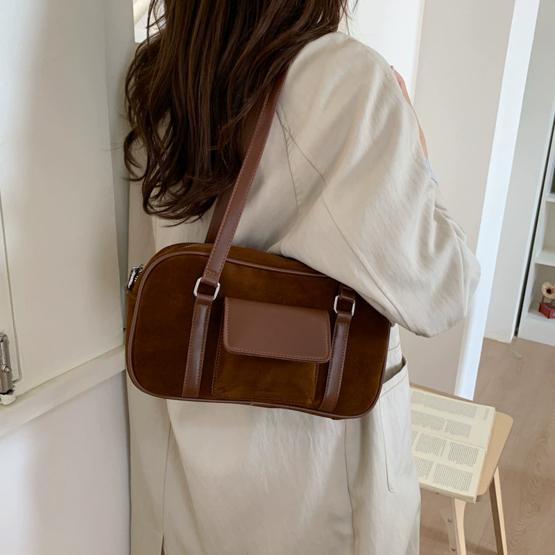 One-Shoulder Bag, Retro Small Design, Compact 28.5×8×15.5 cm, Multiple Colors