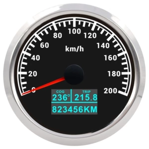 85mm GPS Spidometr Odomert, Ümumi Yürüş və Gecə İşığı 12V24V
