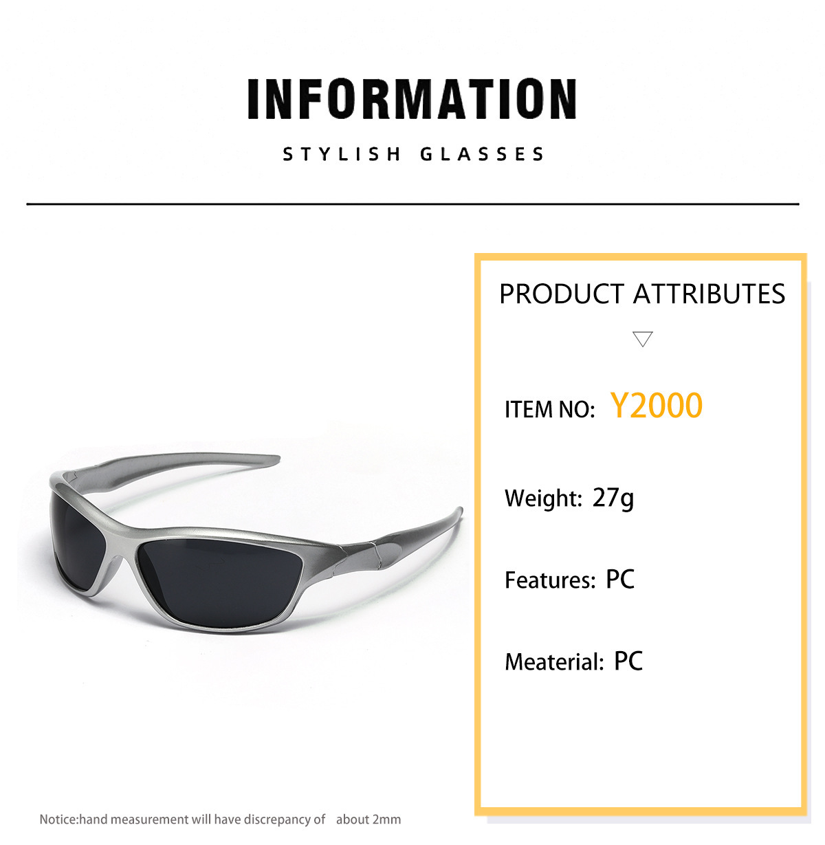 Xungesaibo futuristic glasses men's silver Y2K functional sunglasses ins female street Millennium hot girl sunglasses_voghion.com